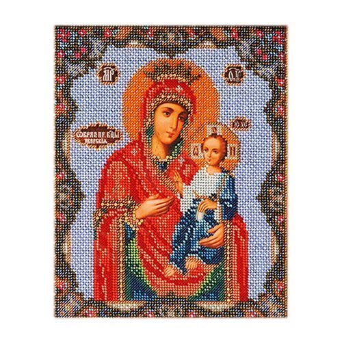 Набор для вышивания бисером 'Кроше' 'Иверская Богородица', 20x24 см(86452948)